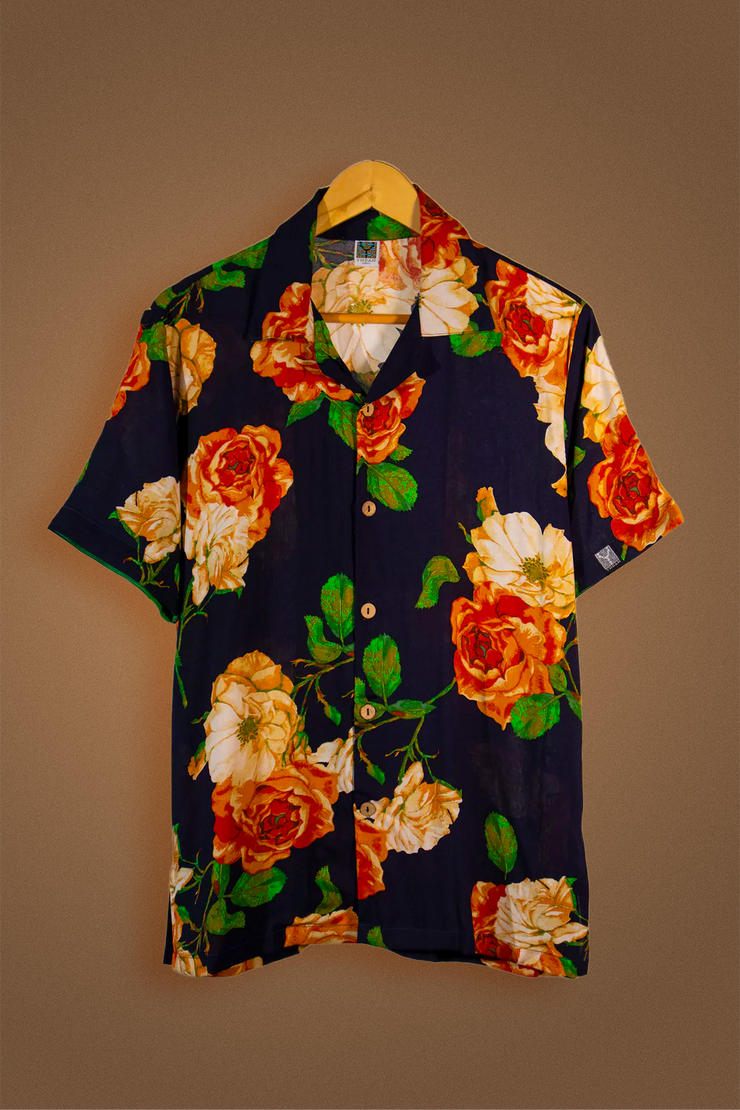 Floral Rose Green