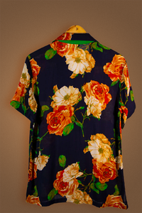 Floral Rose Green
